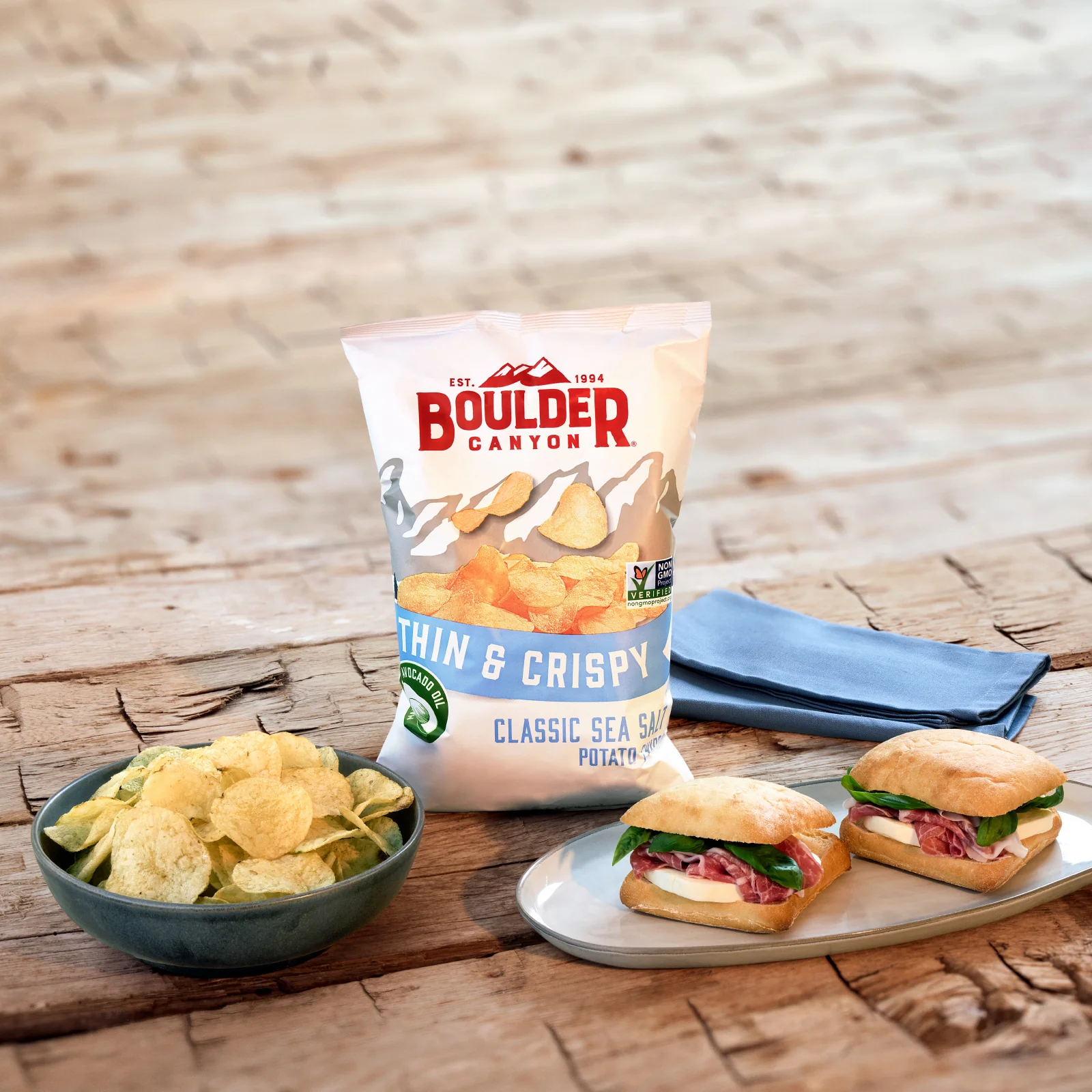 Boulder Canyon Potato Chips Thin & Crispy Avocado Oil Classic Sea Salt - Image 5
