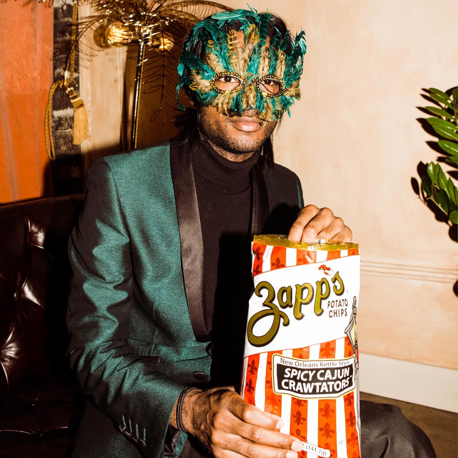 Zapp's Kettle Potato Chips Spicy Cajun Crawtators - Image 4