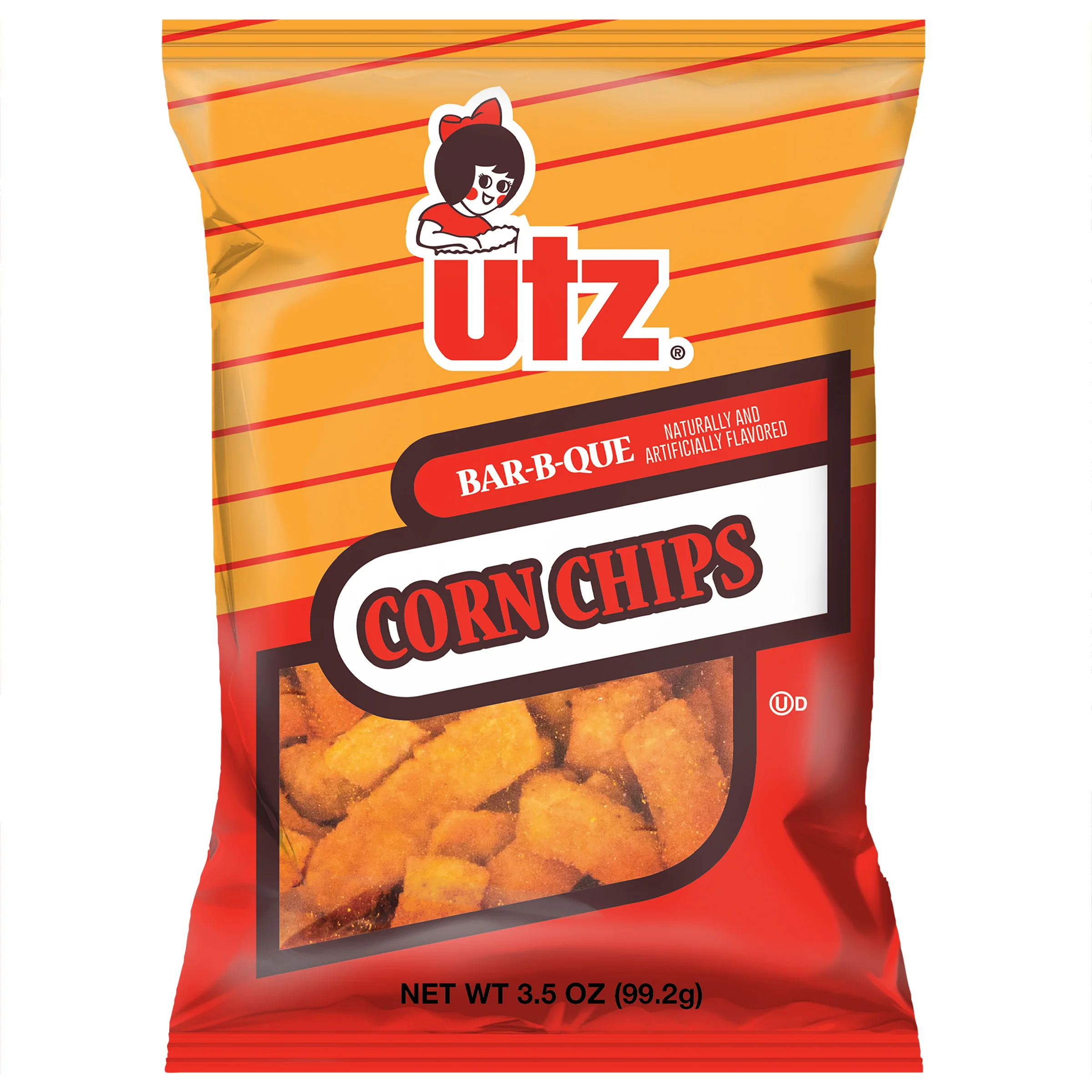 Utz Corn Chips Barbeque 3.5 oz.