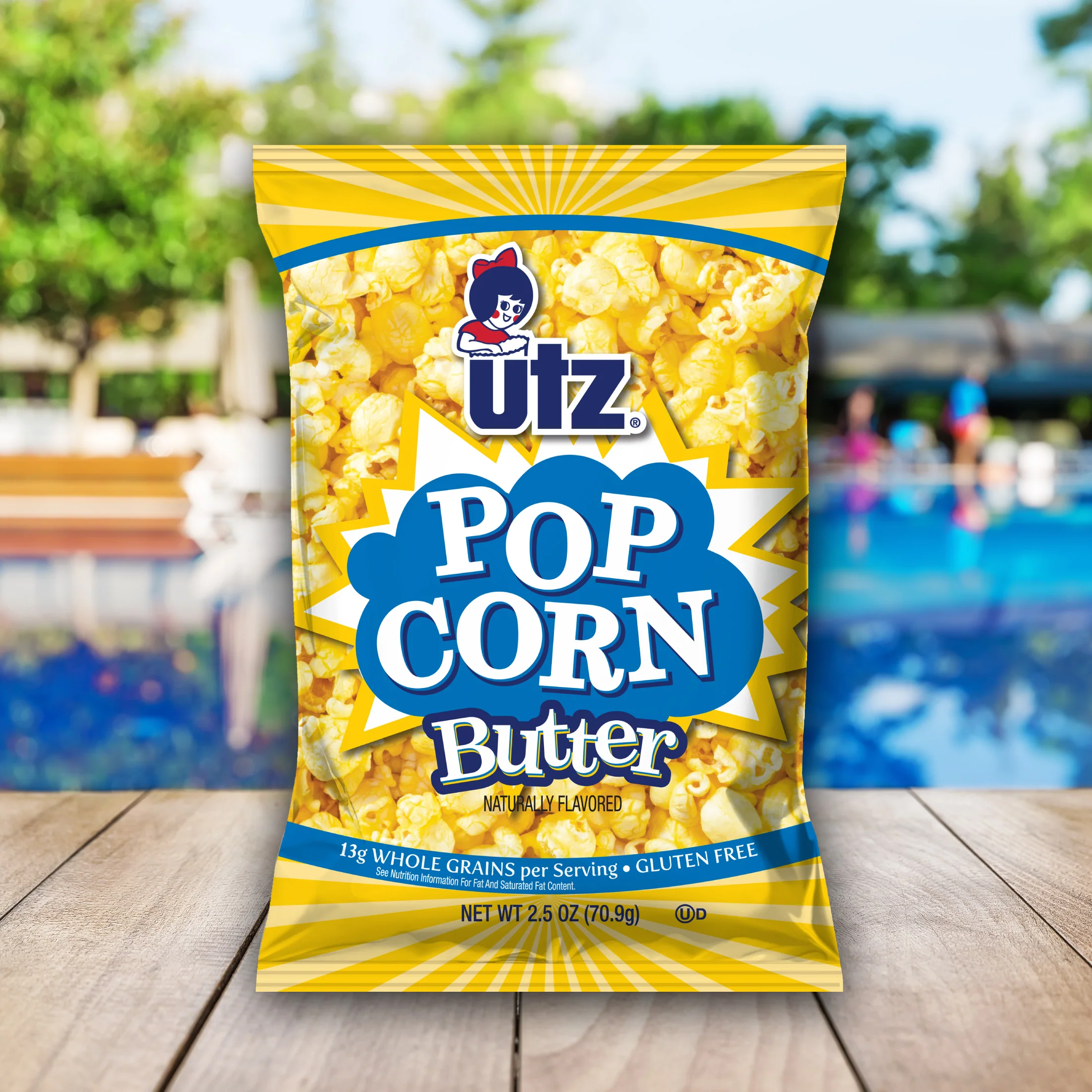 Utz Butter Popcorn, Family Size, 6.5 oz Bag - Image 3