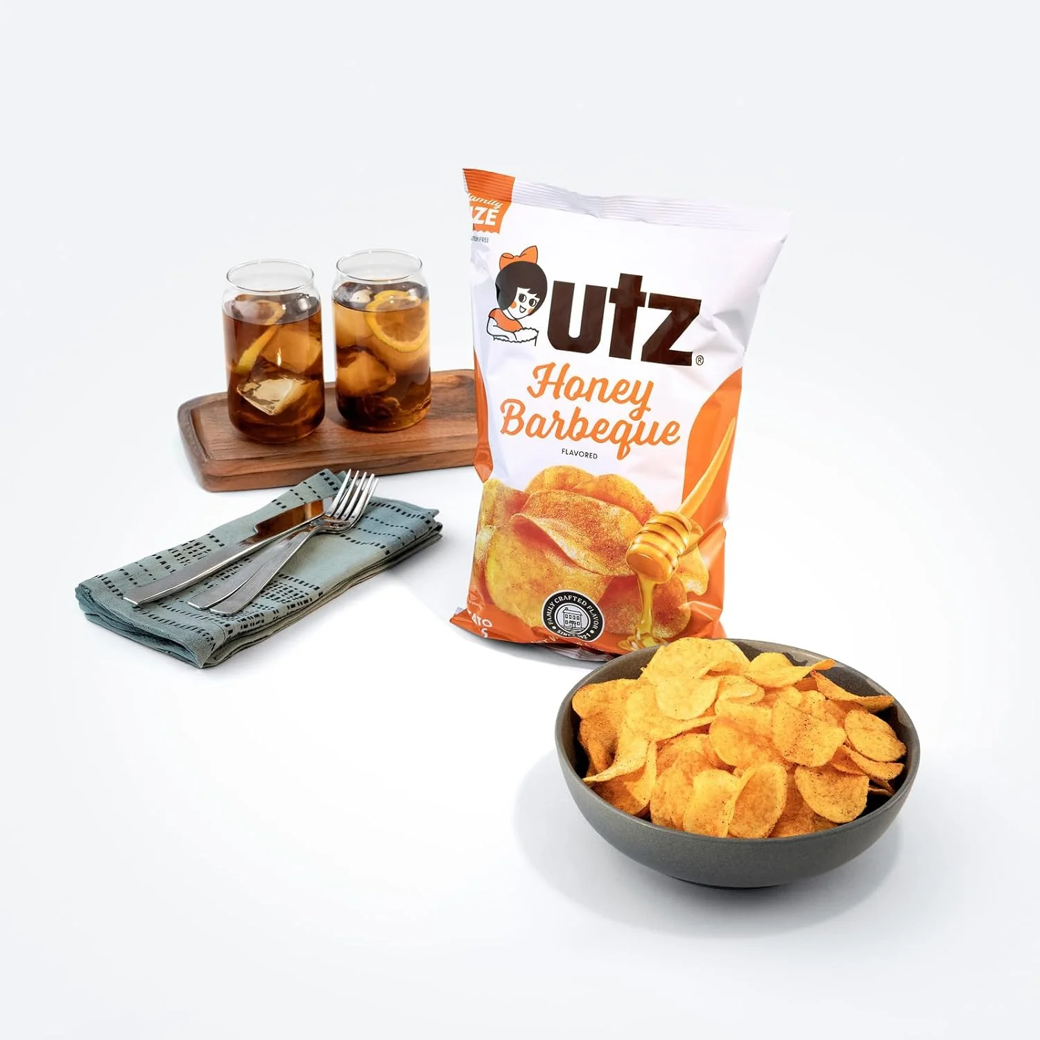 Utz Honey Barbeque Potato Chips - Image 6
