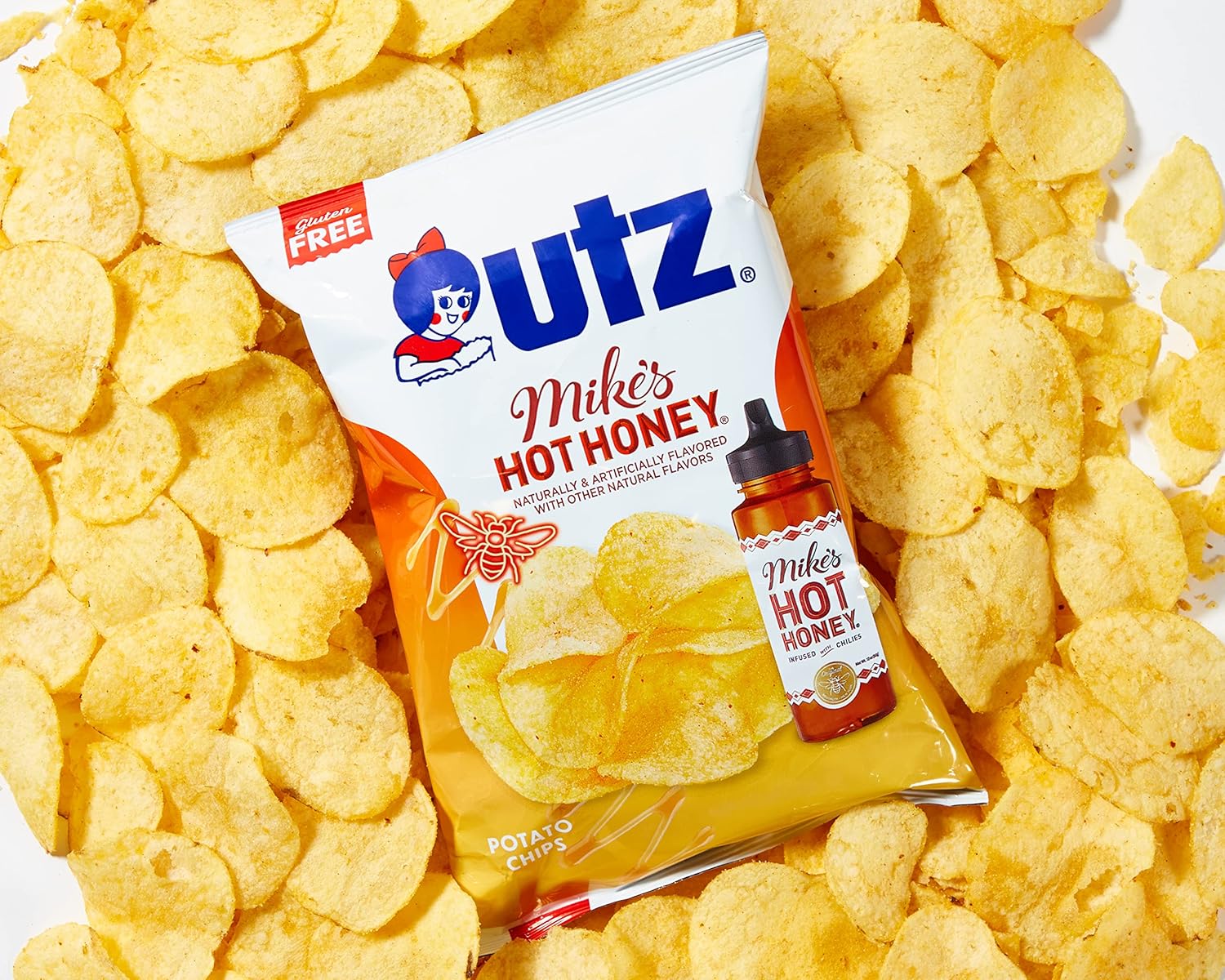 Utz Mike's Hot Honey Potato Chips - Image 3