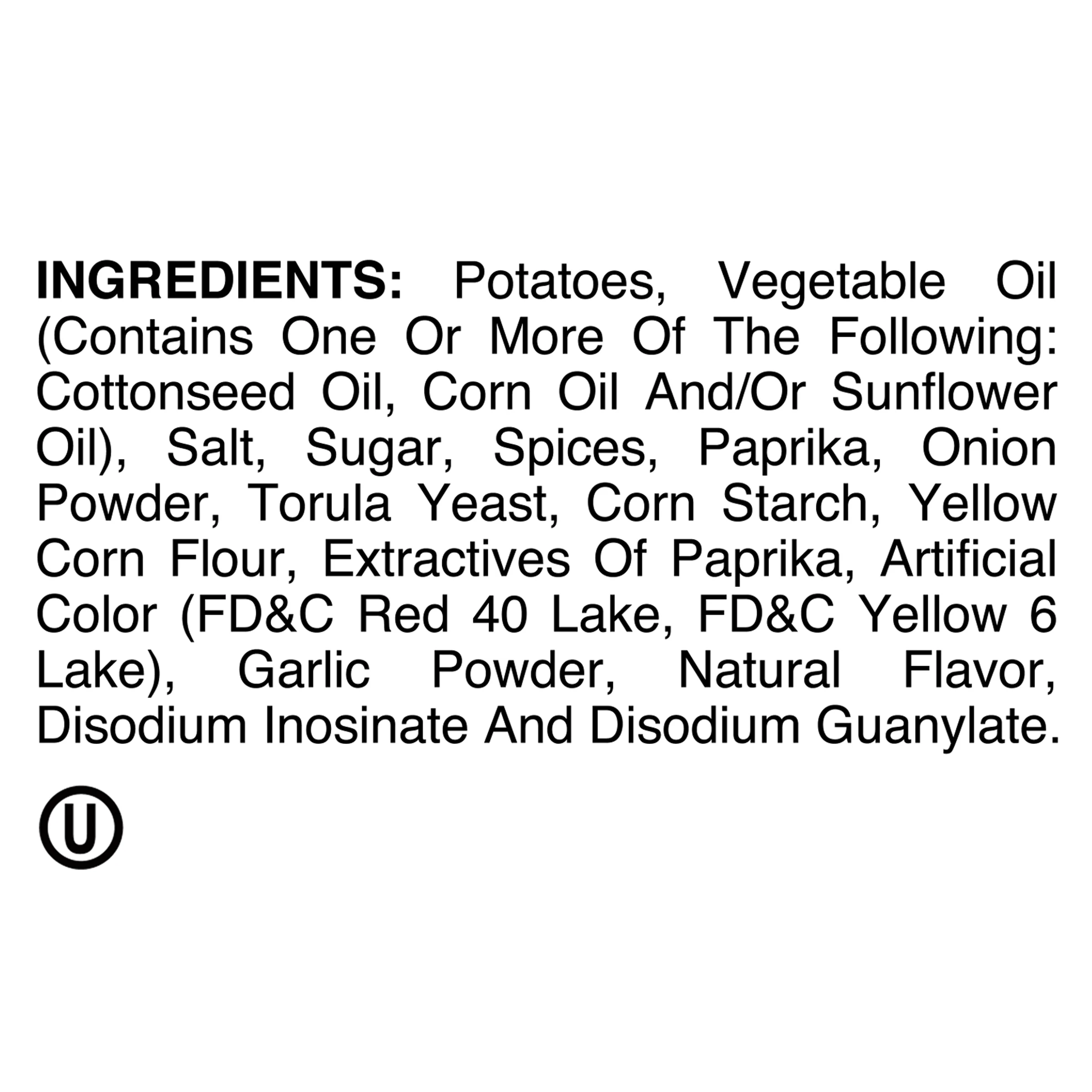 Utz Red Hot Potato Chips, 2.75 oz Bag - Image 7