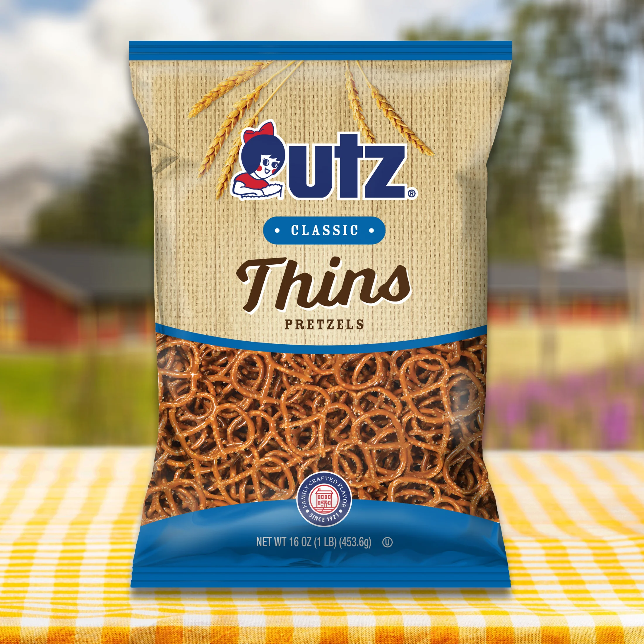 Utz Extra Thins Pretzels, 3.875 oz Bag - Image 2
