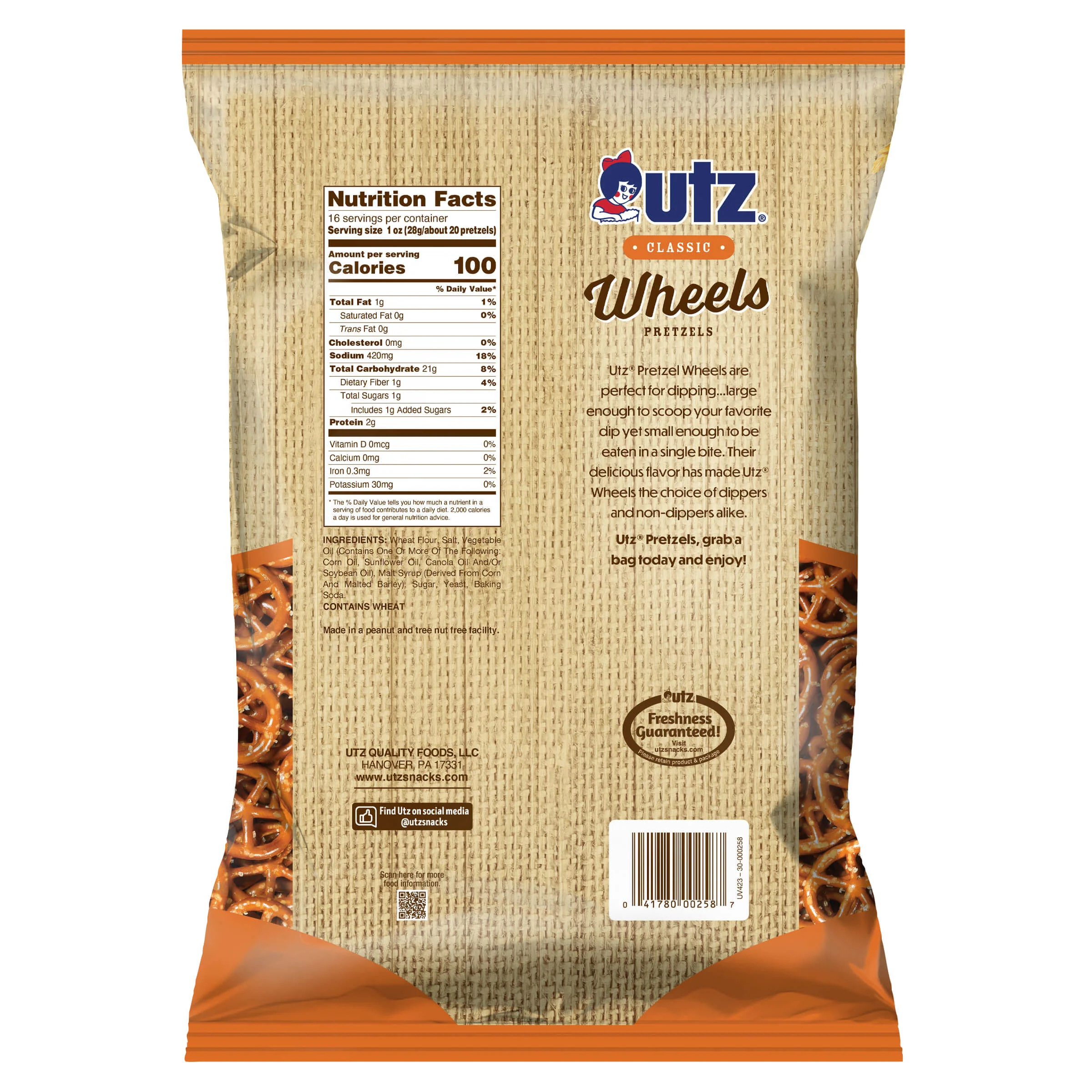 Utz Classic Wheels Pretzels - Image 7