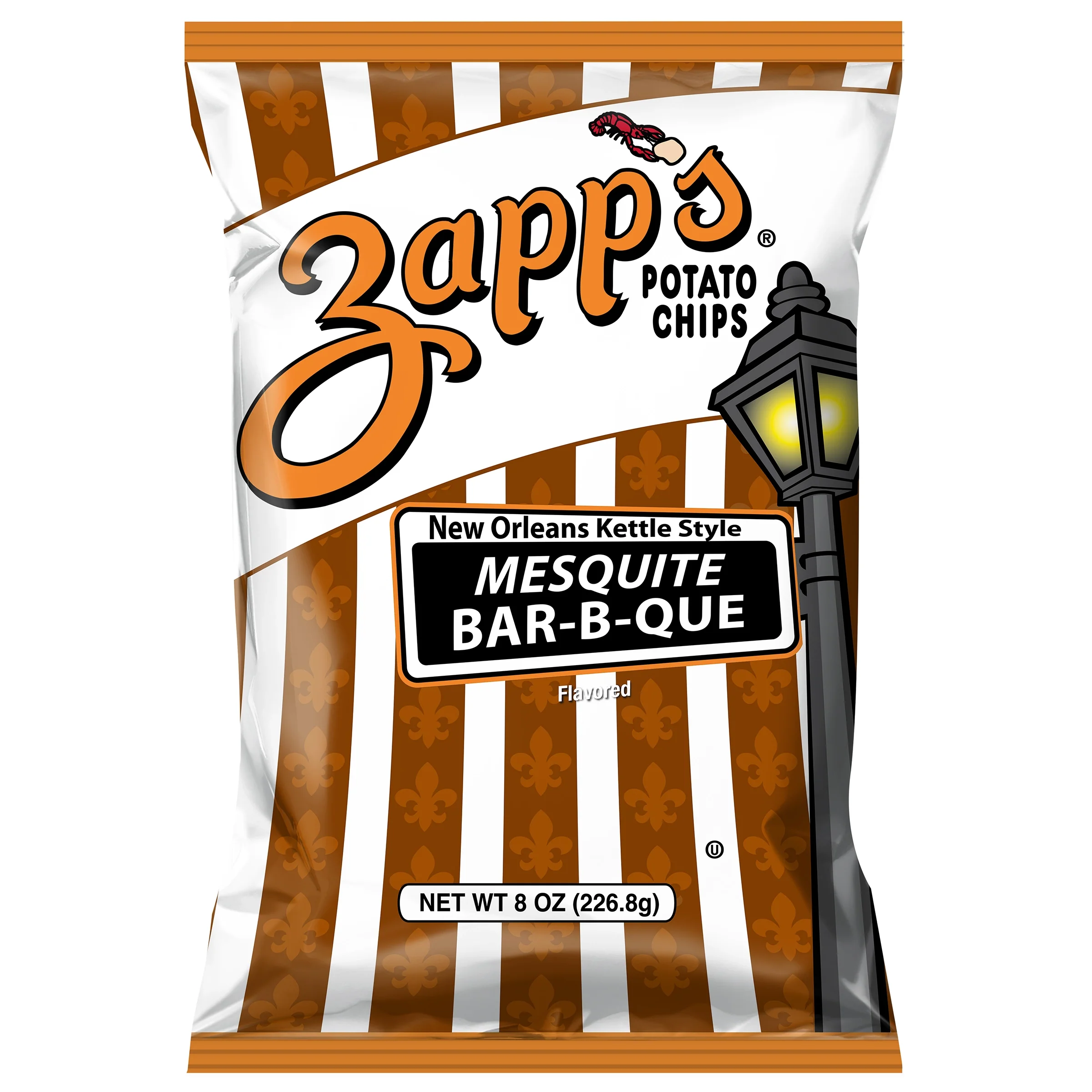Zapp's Kettle Potato Chips Mesquite BBQ 8 oz