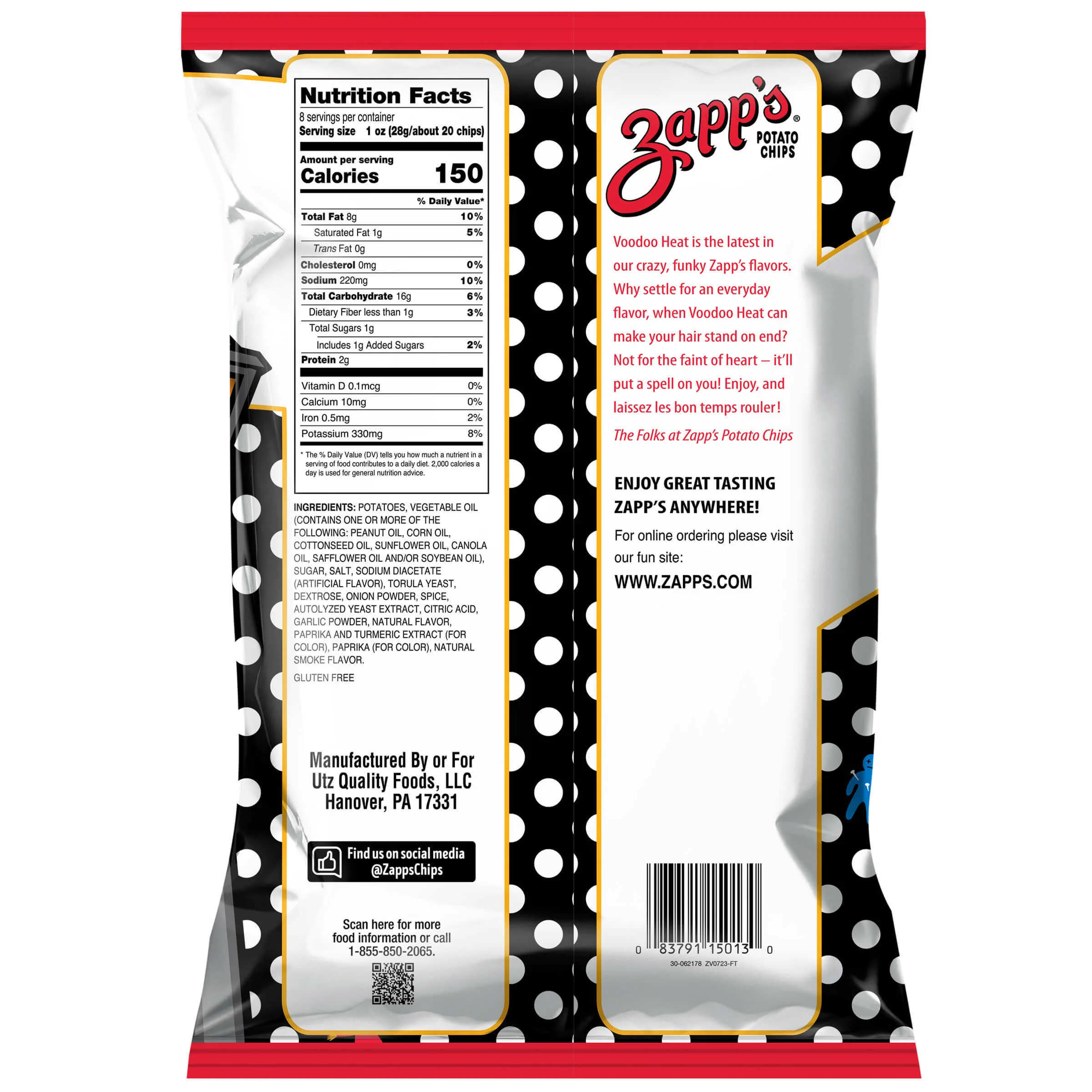 Zapp's Kettle Potato Chips Voodoo Heat - Image 8