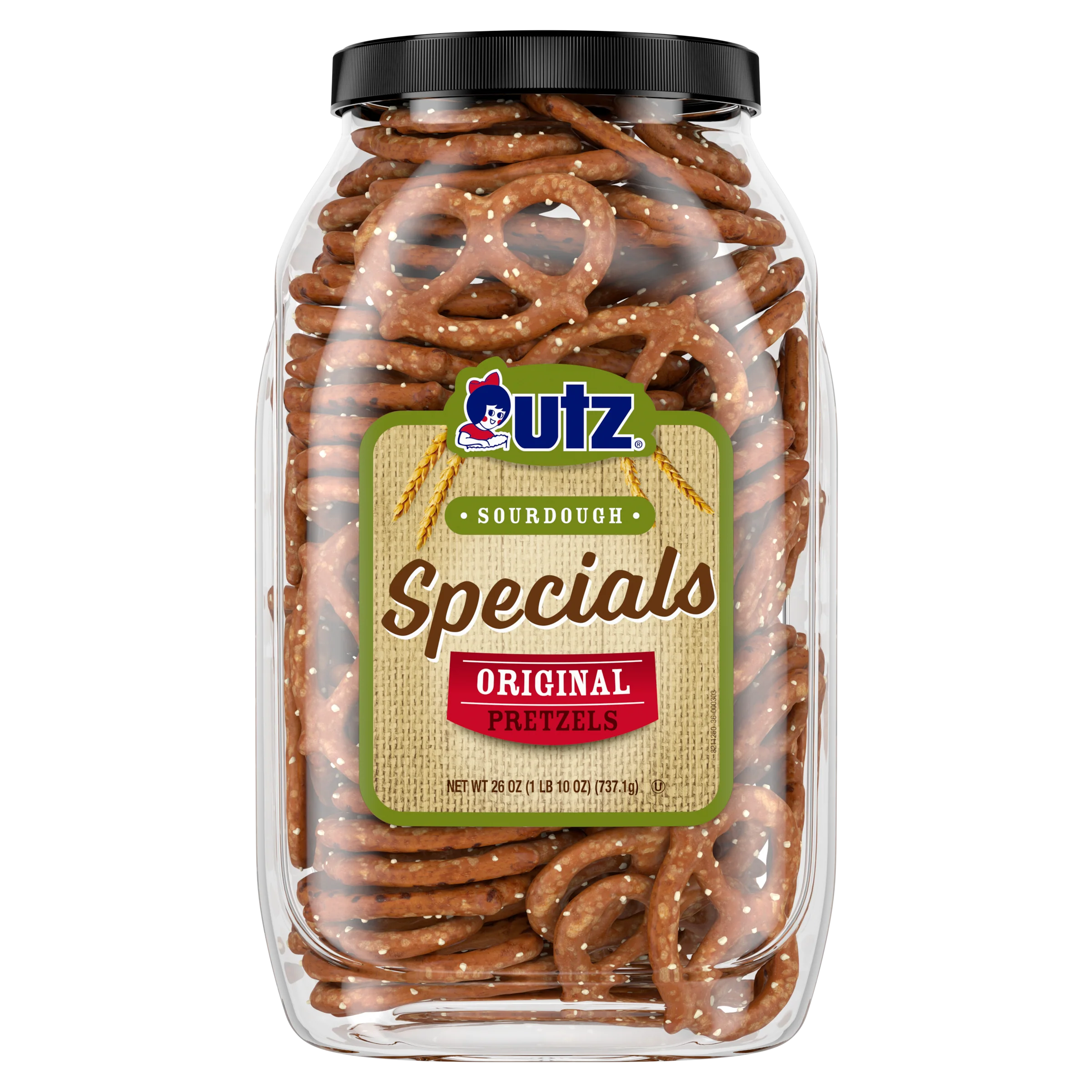 Utz Original Sourdough Specials Pretzels Barrel