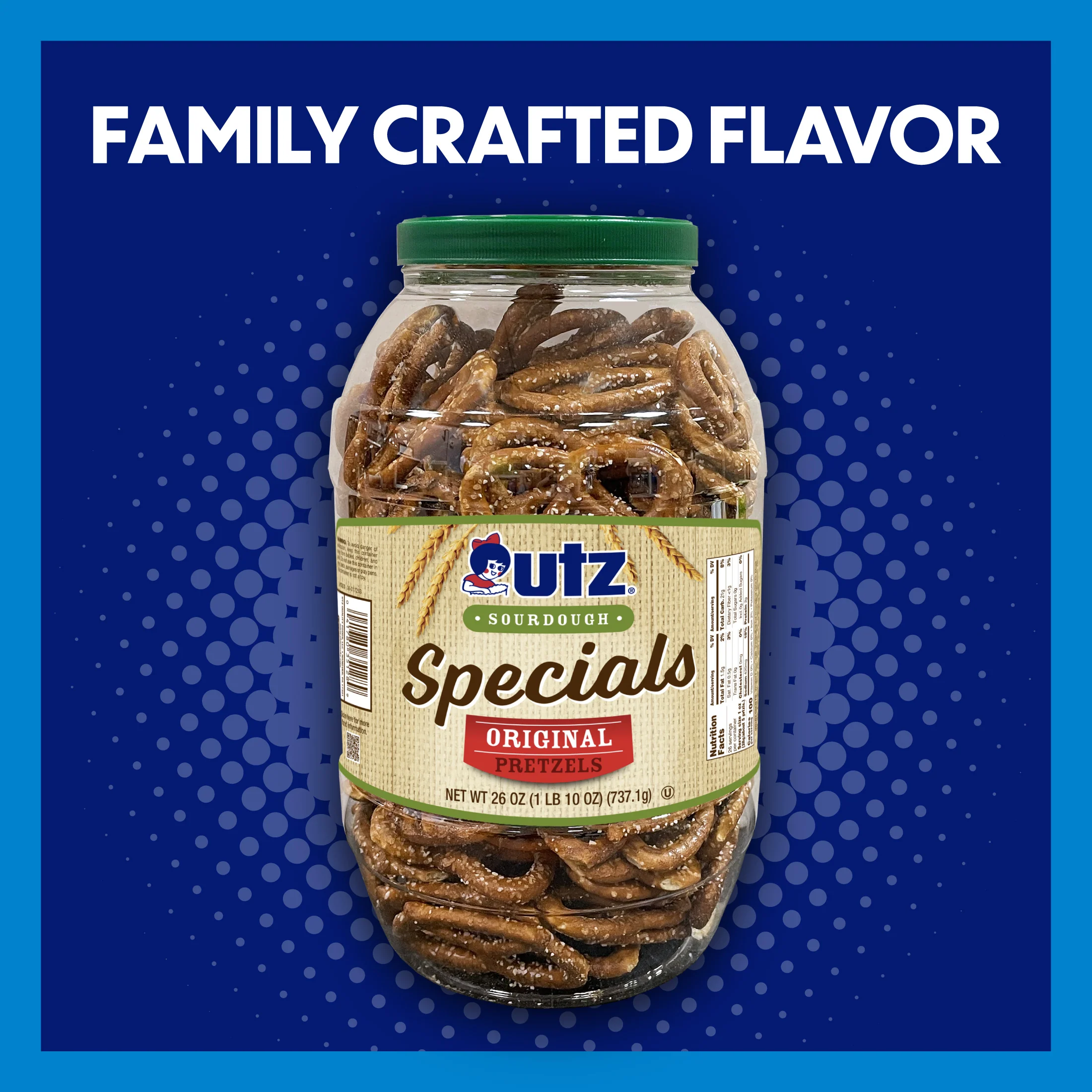 Utz Original Sourdough Specials Pretzels Barrel - Image 5