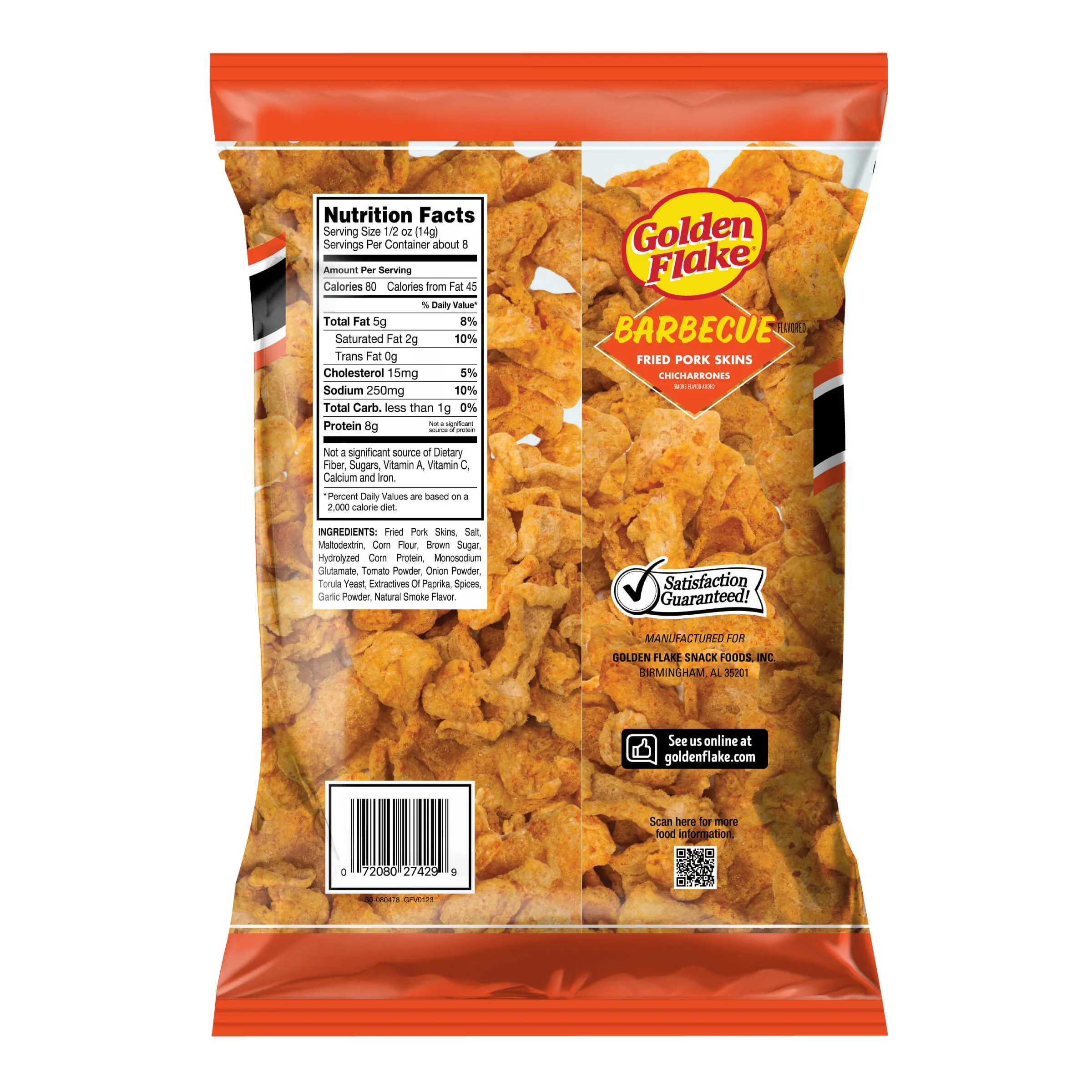 Golden Flake Barbecue Fried Pork Skins - Image 5