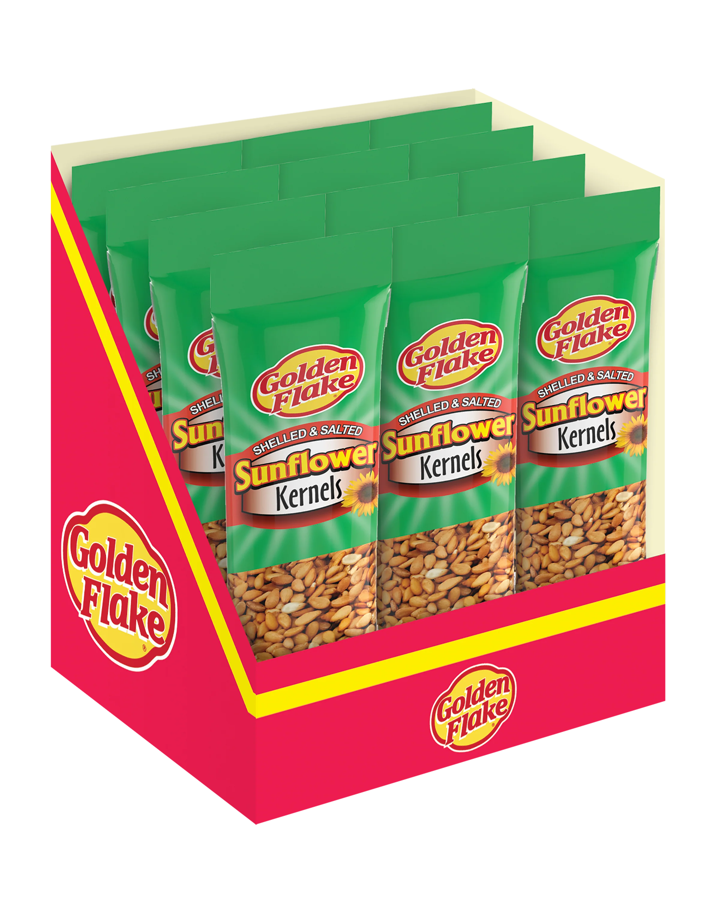 Golden Flake Shelled & Salted Sunflower Kernels (2.25oz Bags) - Image 2