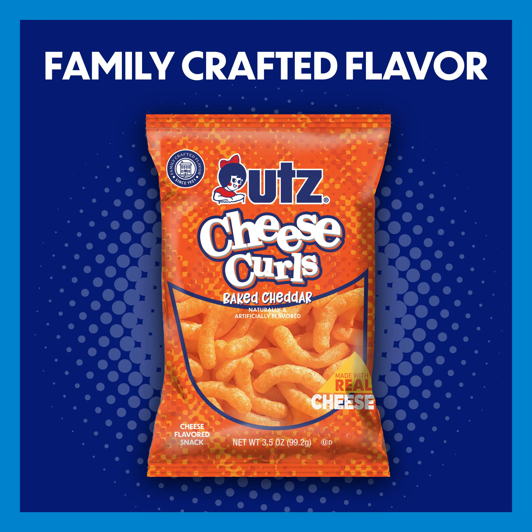 Utz Cheddar Cheese Curls - Image 4