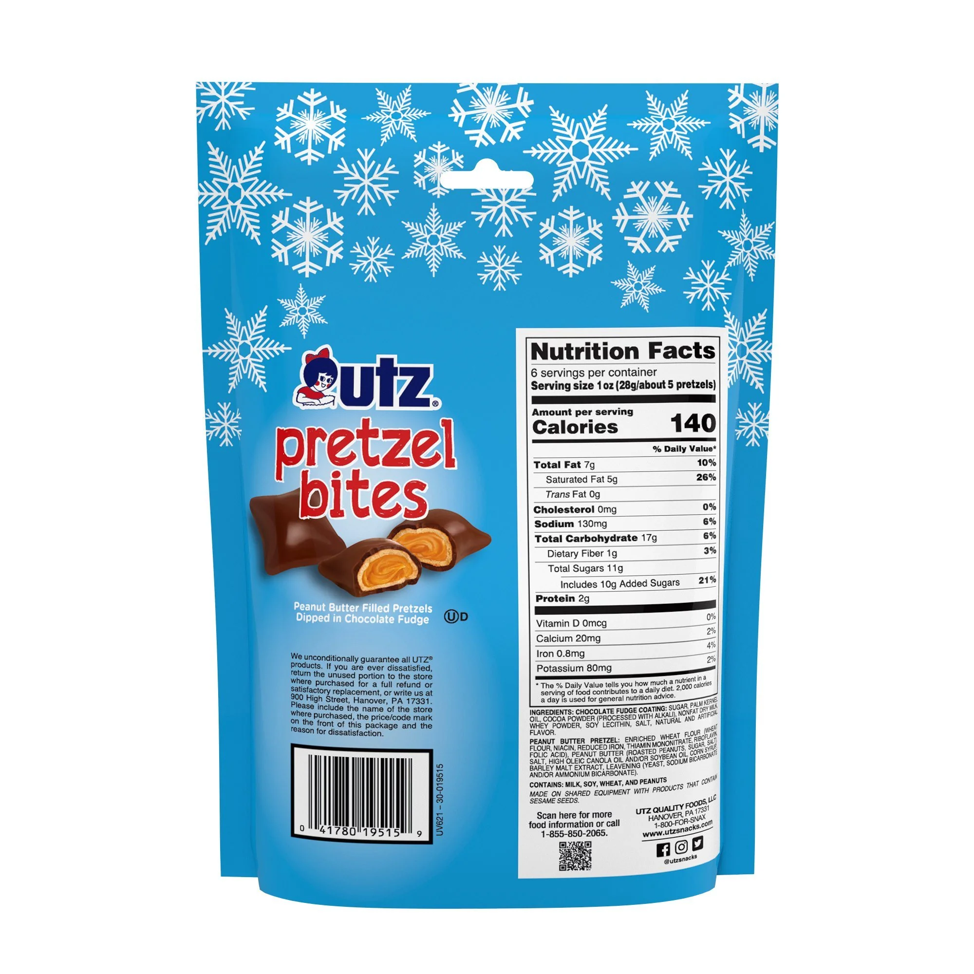 Utz Chocolate Dipped Peanut Butter Pretzel Bites - Image 5