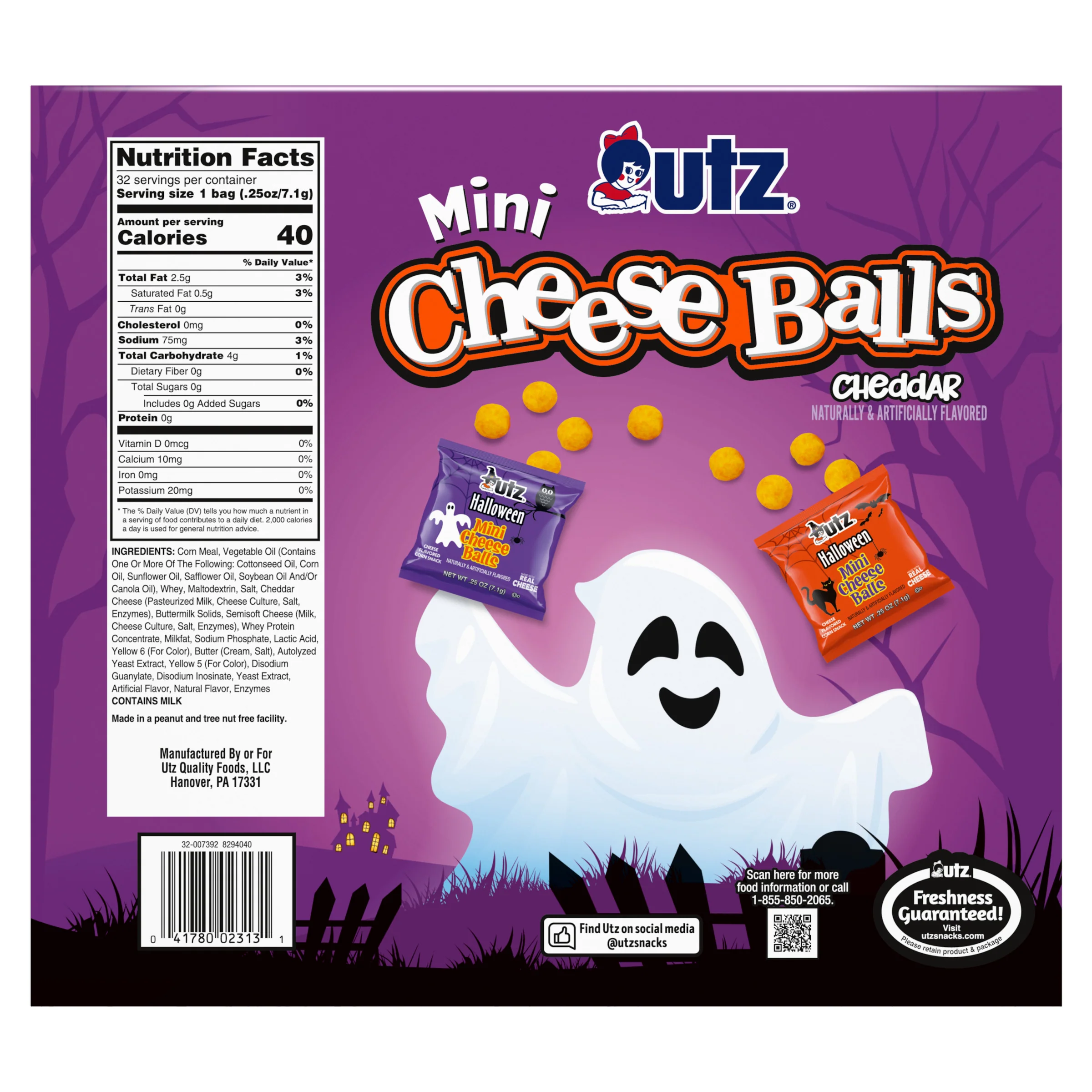 Utz, Halloween Mini Cheeseball Multipack (2 Count) - Image 6