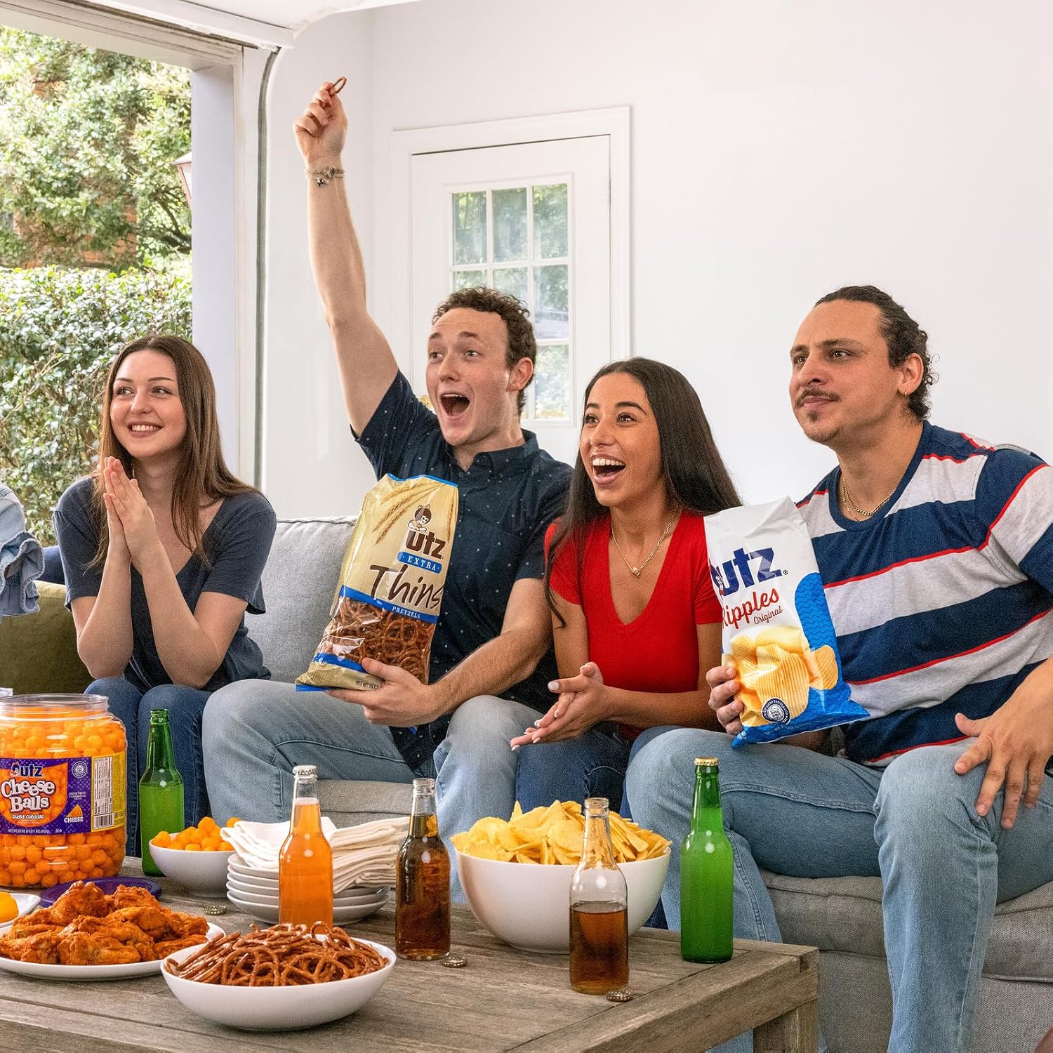 Utz Original No Salt Added Potato Chips - Image 5