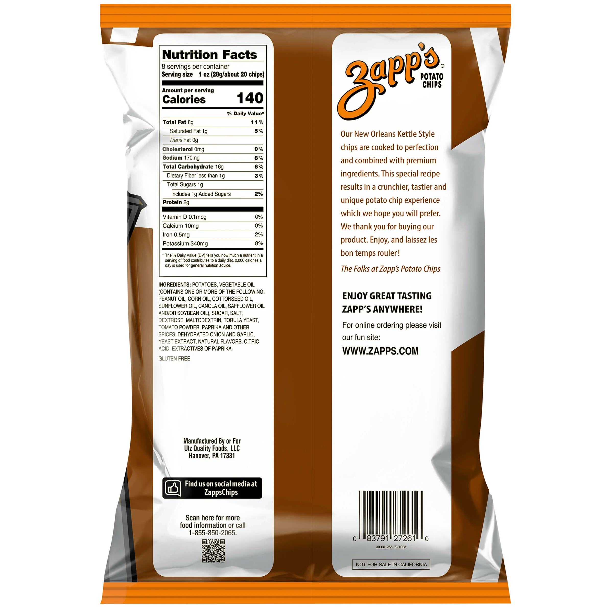 Zapp's Kettle Potato Chips Mesquite BBQ - Image 7